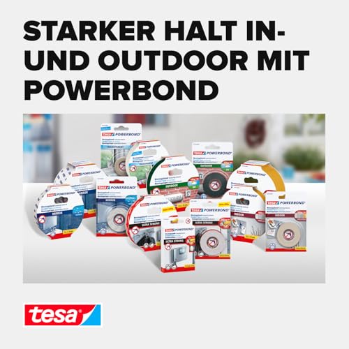 Thumbnail 6 de tesa Powerbond Ultra Strong Montageband – doppelseitiges Klebeband 1,5 m, extra stark