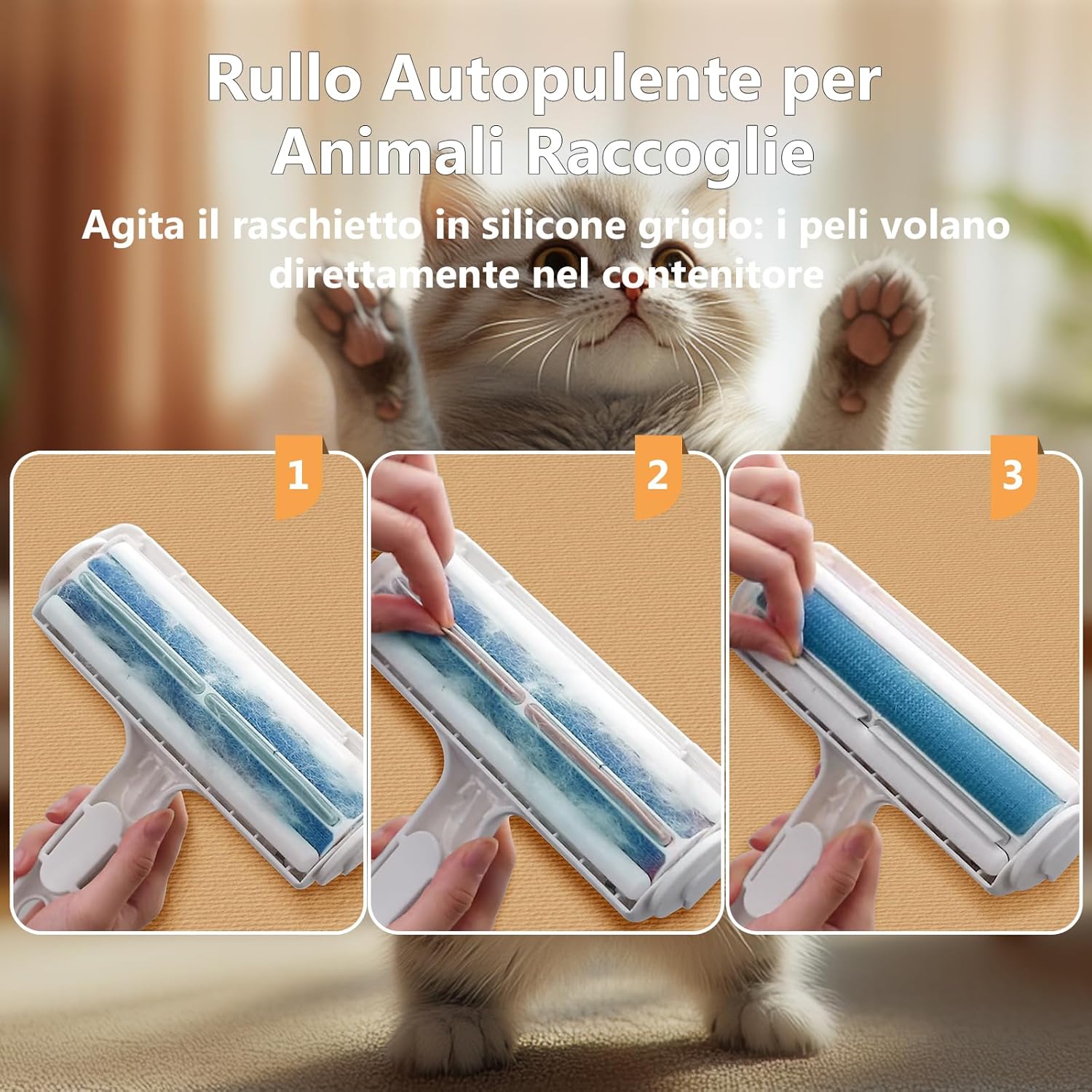Thumbnail 4 de ACE2ACE Spazzola Togli Peli Animali