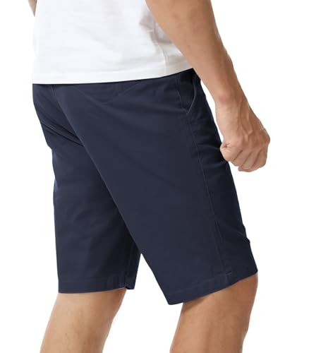 Detalle de Zetieny Men’s 7”/9” Chino Shorts – Casual Elasticated Waist with 4 Pockets