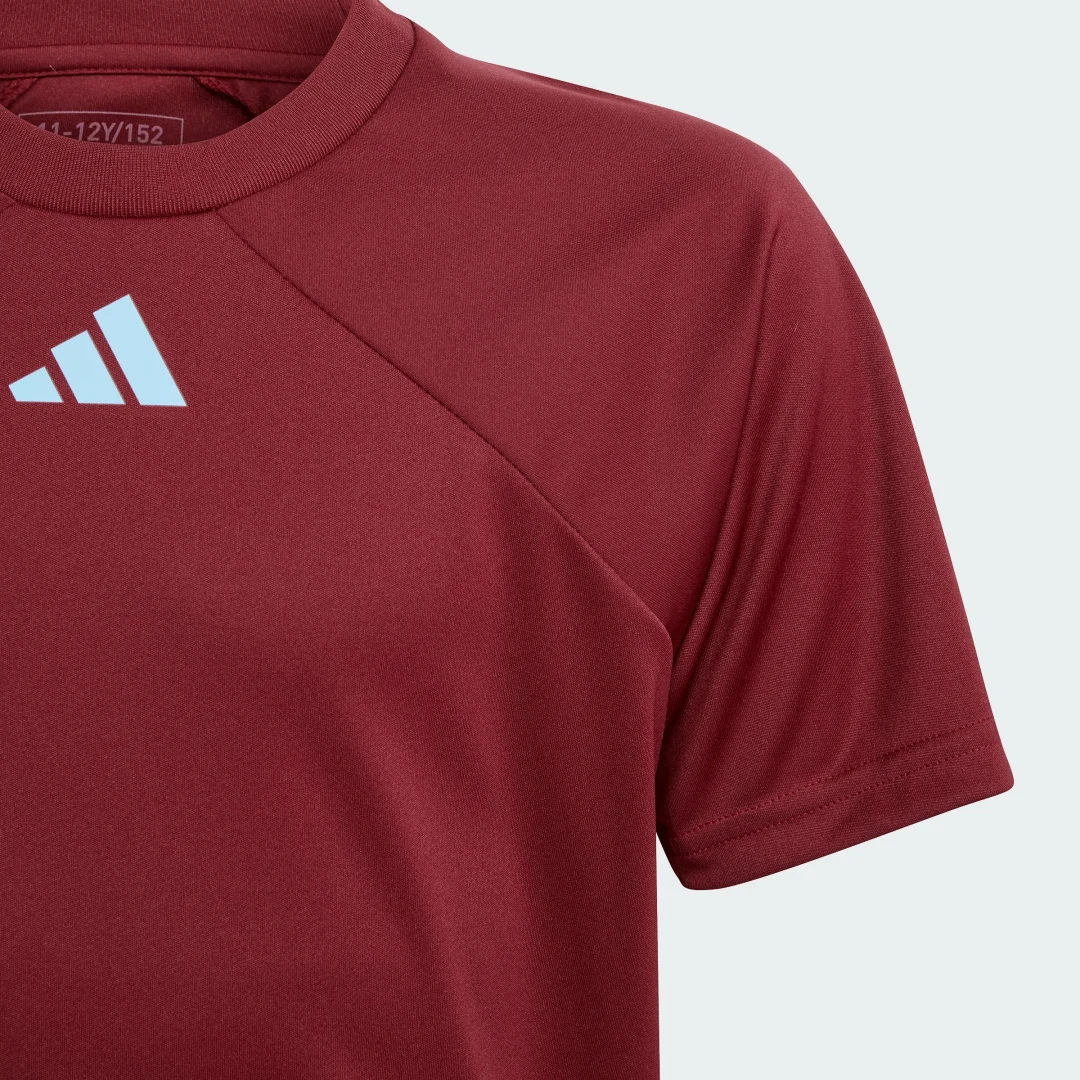 Detalle 2 de Camiseta Fortore 23 de Adidas: color Burgundy, diseño práctico para tu día a día