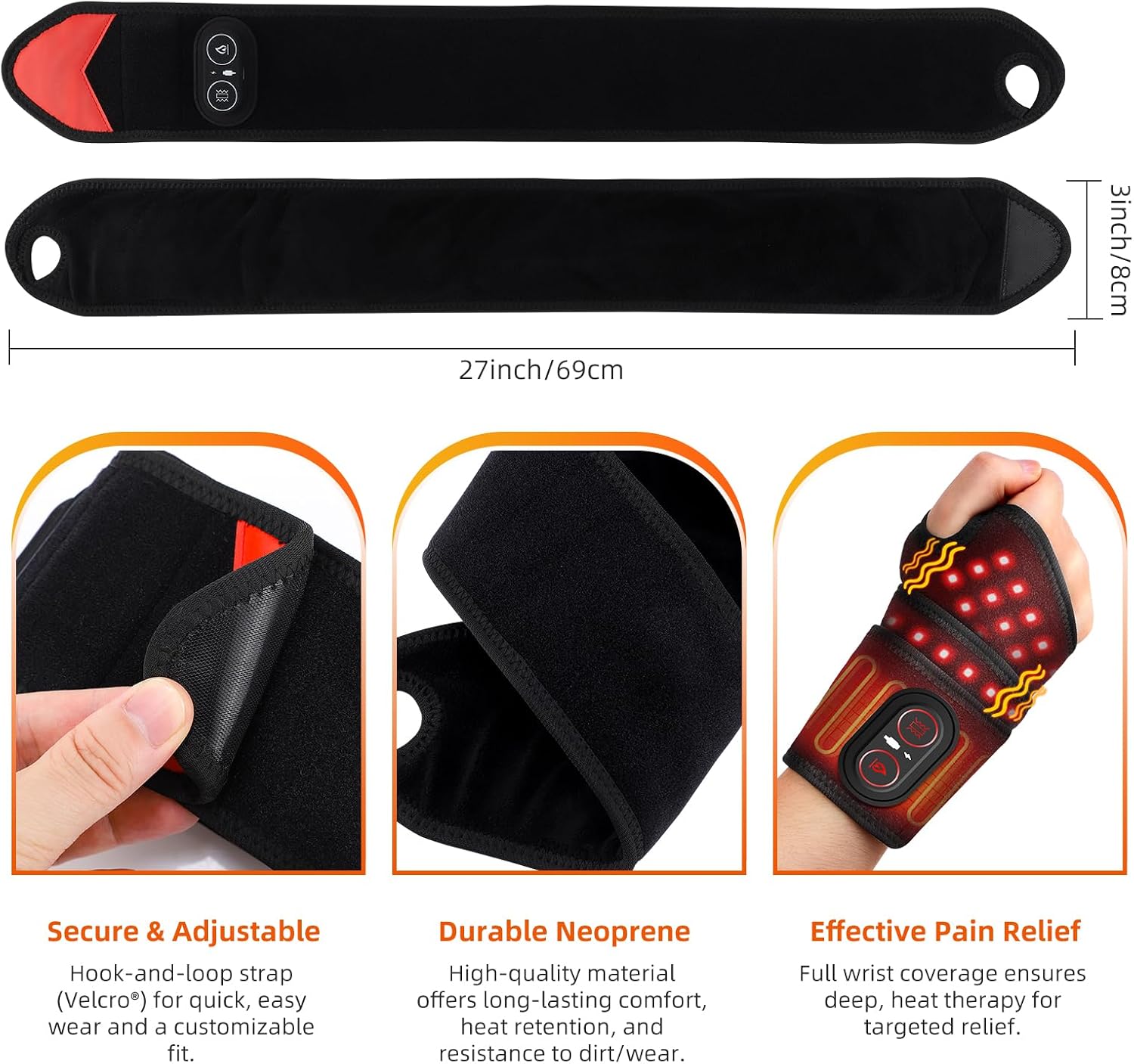 Thumbnail 6 de Wrist Heating Pad with Red Light