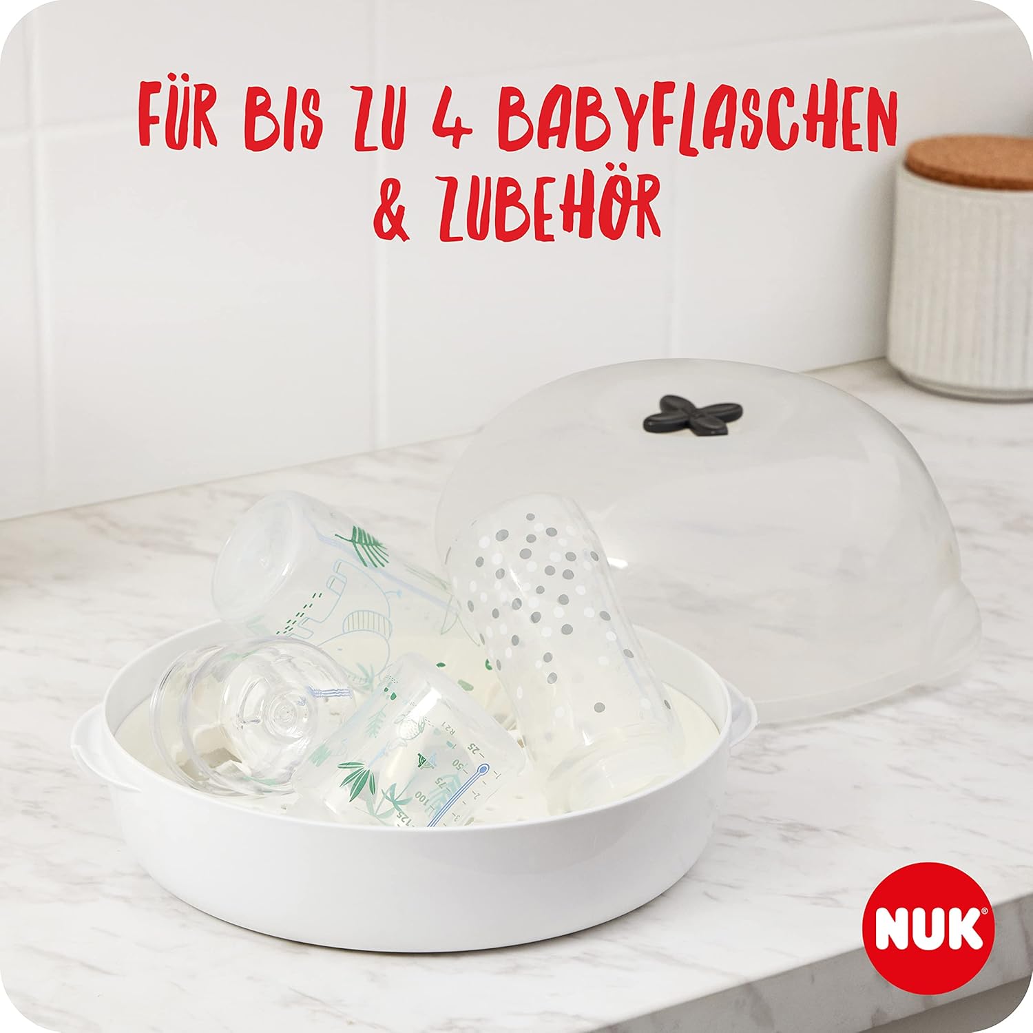 Detalle de NUK Micro Express Plus Mikrowellen-Sterilisator 4 Min