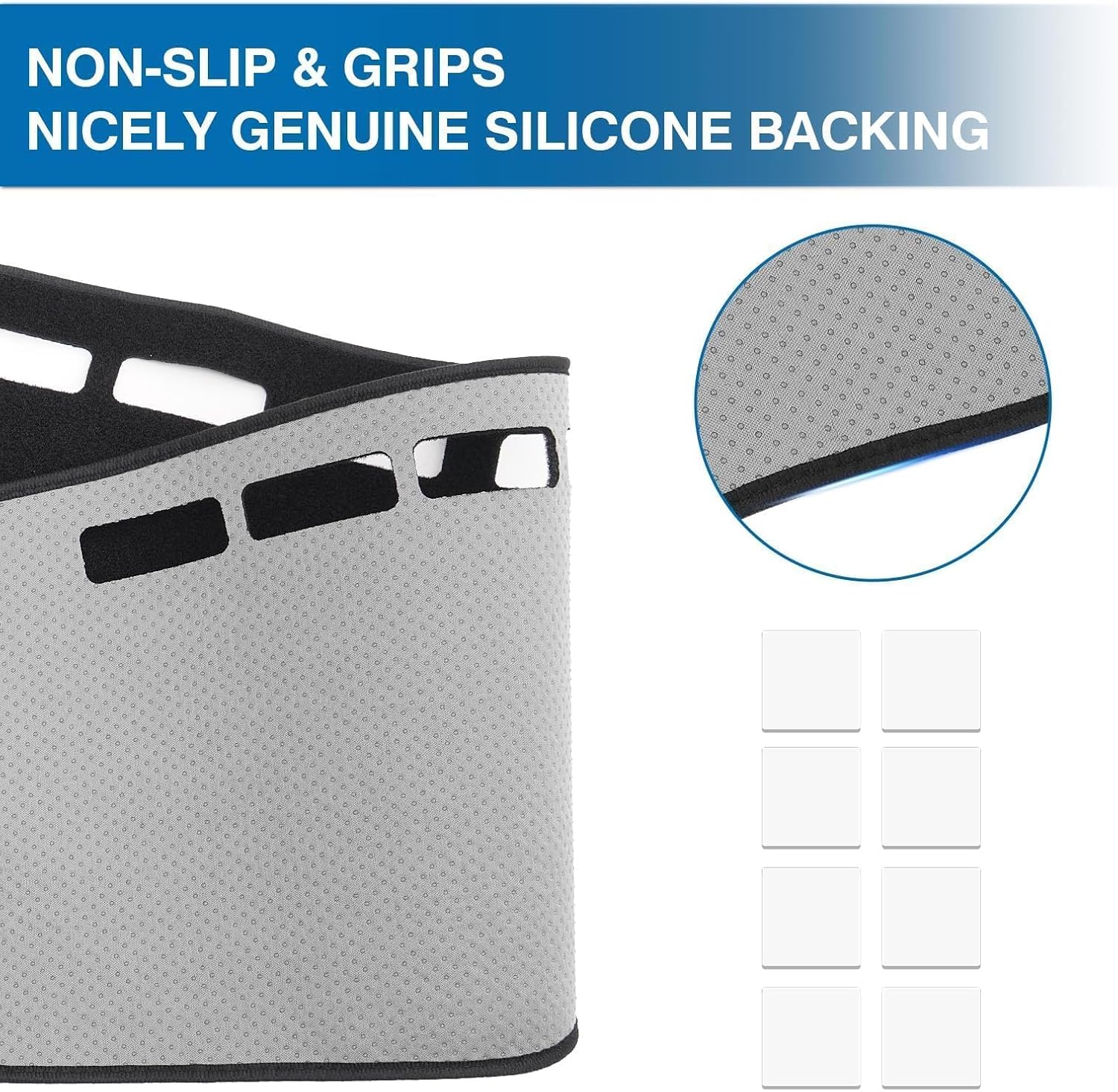 Thumbnail 4 de KUST Black Dash Cover for Toyota Tundra (2014-2020/2021) Non-Slip Polyester Custom Fit