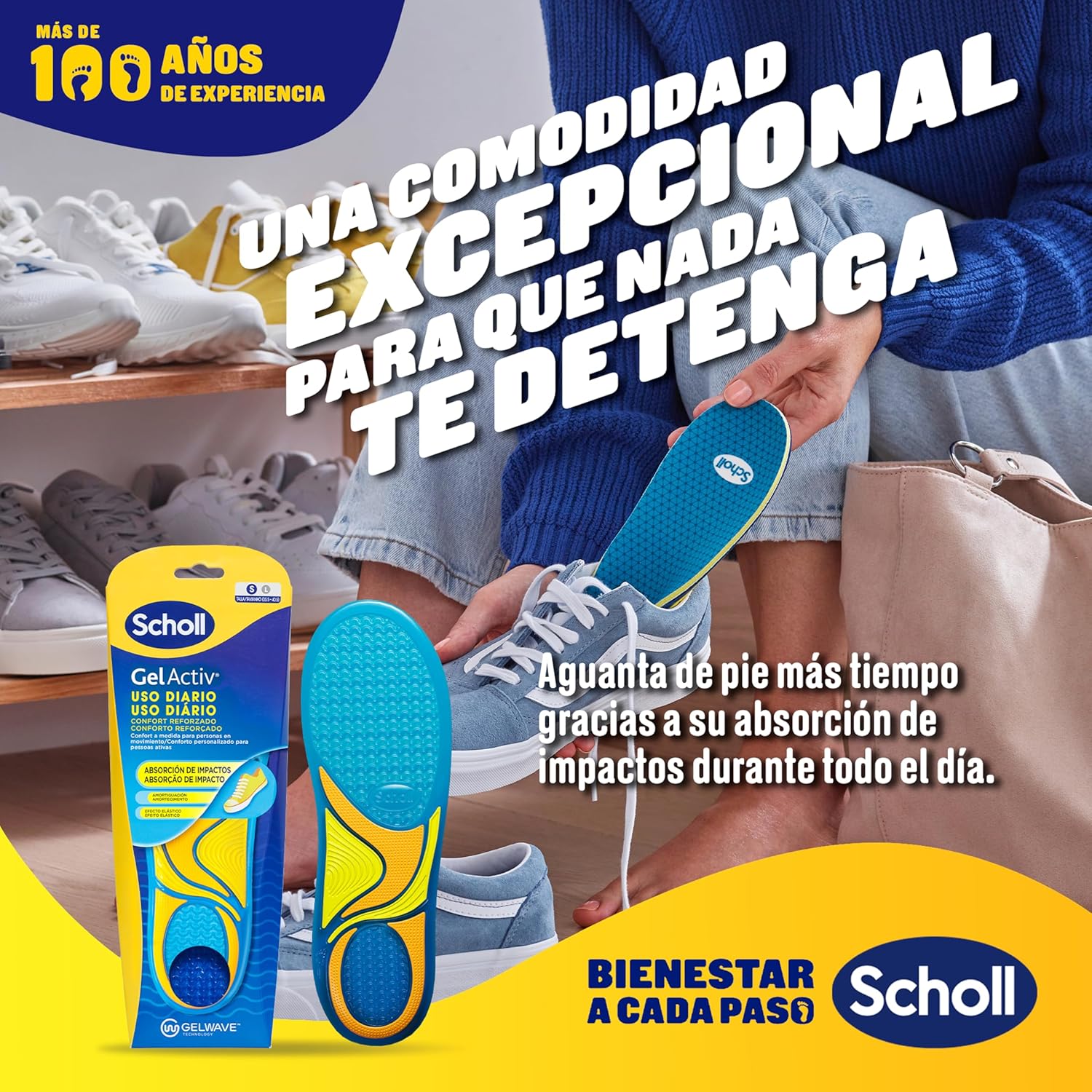 Thumbnail 1 de Dr. Scholl's Plantillas GelActiv Uso Diario talla 35,5-40,5