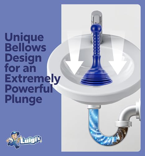 Detalle de Luigi's Plunger for Sinks and Drains with Large Bellows