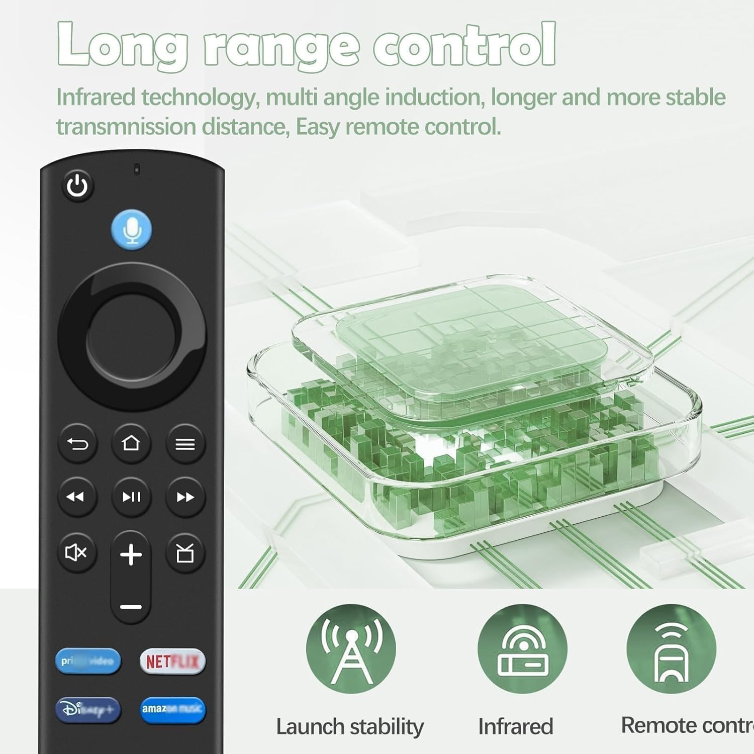 Thumbnail 2 de Replacement Voice Remote 3rd Gen for AMZ Smart TVs 4K/4K Max/Lite/Cube Stick