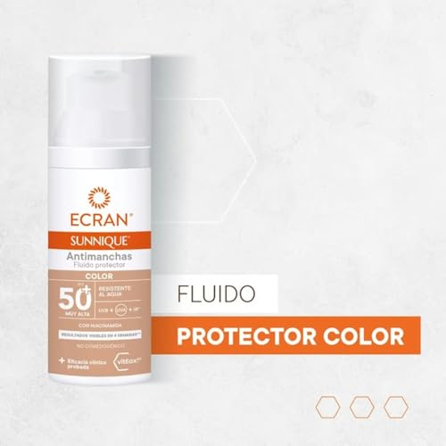 Thumbnail 12 de ECRAN SUNNIQUE – Protector Facial SPF 50+ con color y tratamiento antimanchas (50 ml)