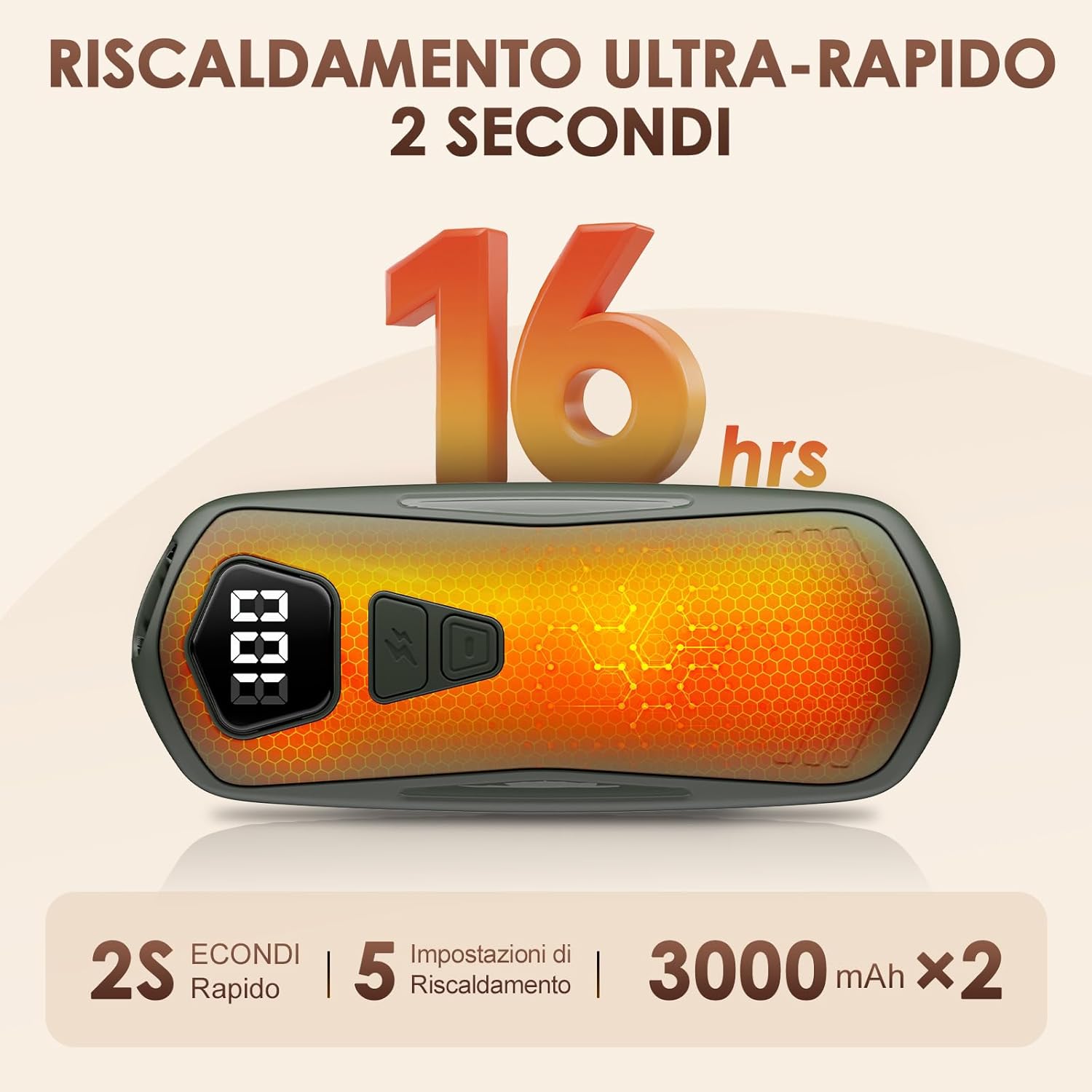 Thumbnail 2 de Scaldamani ricaricabile 2 in 1 Raynauds 6000 mAh