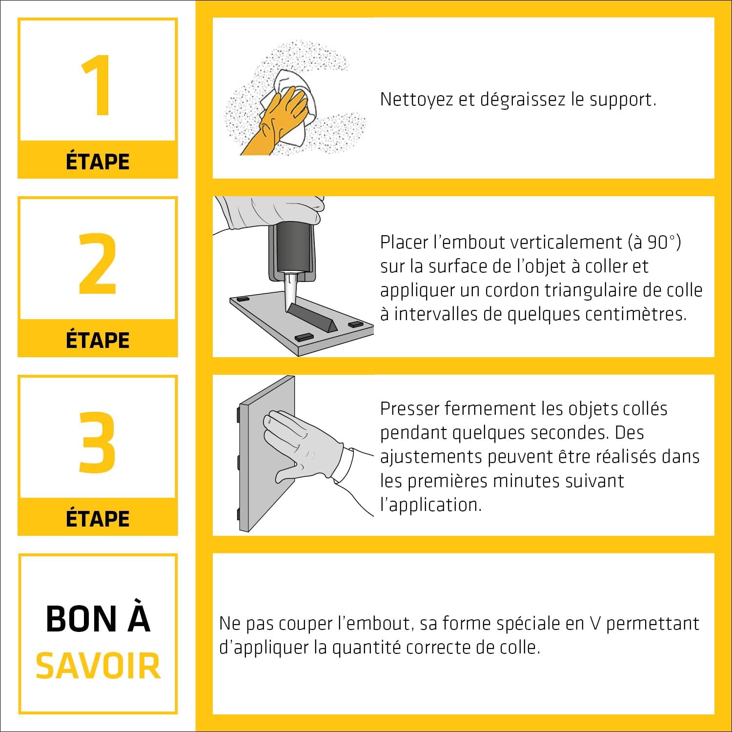 Thumbnail 3 de Sika Sikaflex-148 Extrême Blanc — Colle de fixation à maintien immédiat, 290 ml
