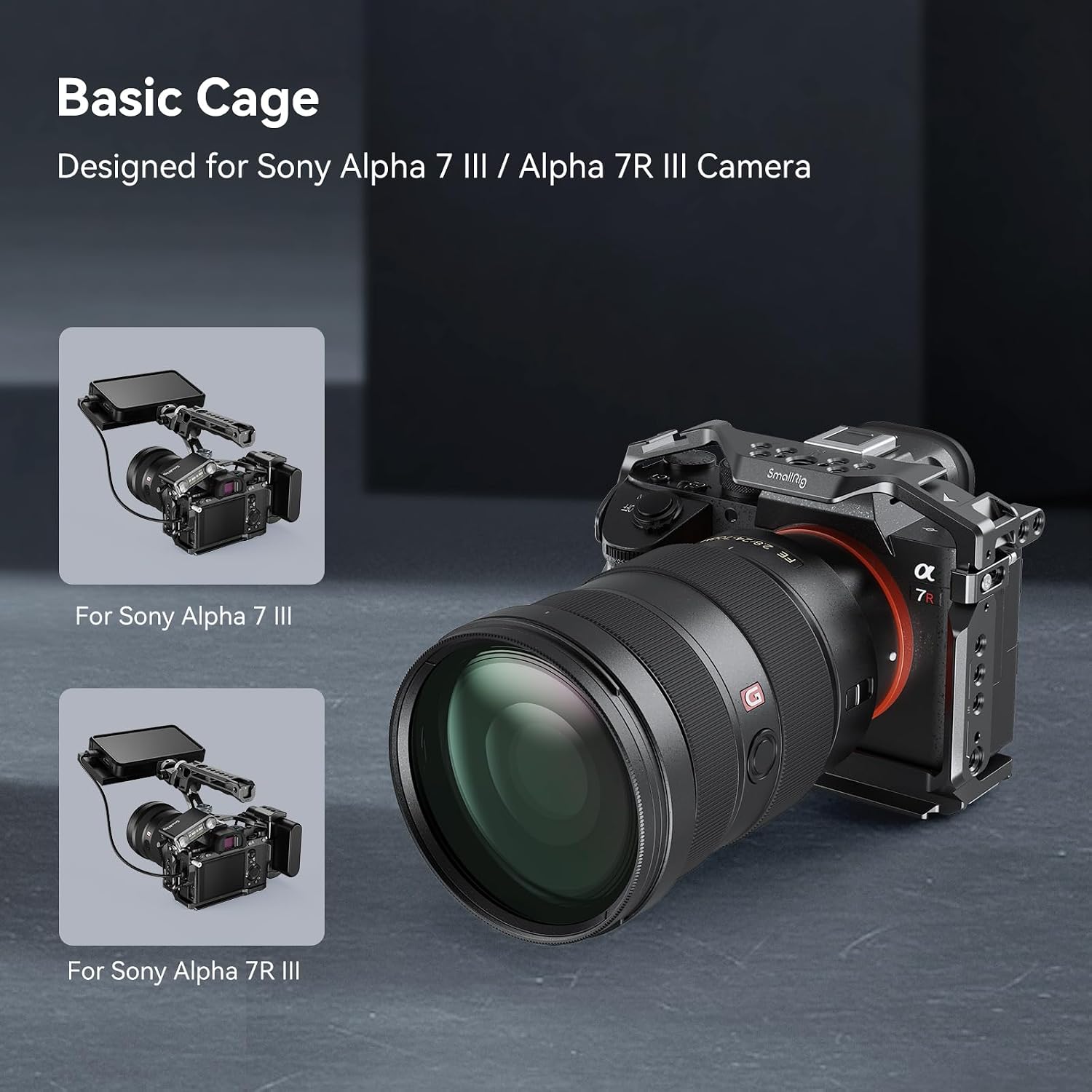 Detalle 2 de SMALLRIG 2087D Camera Cage for A7 III 1/4