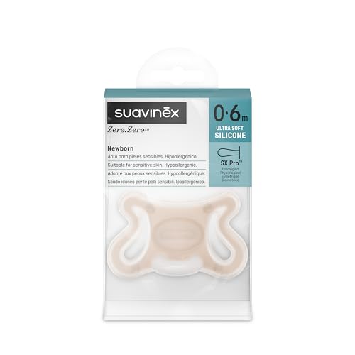Thumbnail 1 de Suavinex Sucette Zero Zero avec Tétine Symétrique SX Pro (0–6 mois) – SkinFriendly Silicone