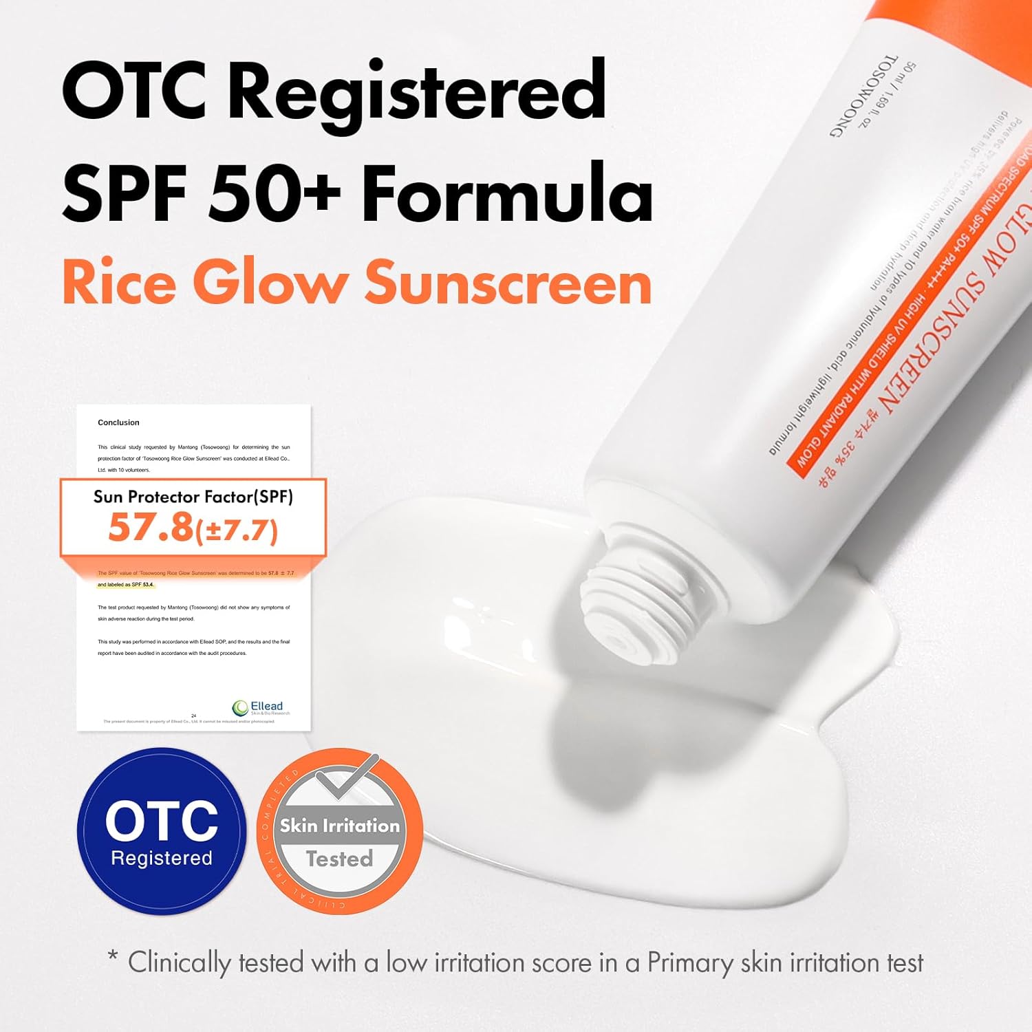 Thumbnail 4 de TOSOWOONG Rice Glow Sunscreen SPF50+ Broad Spectrum