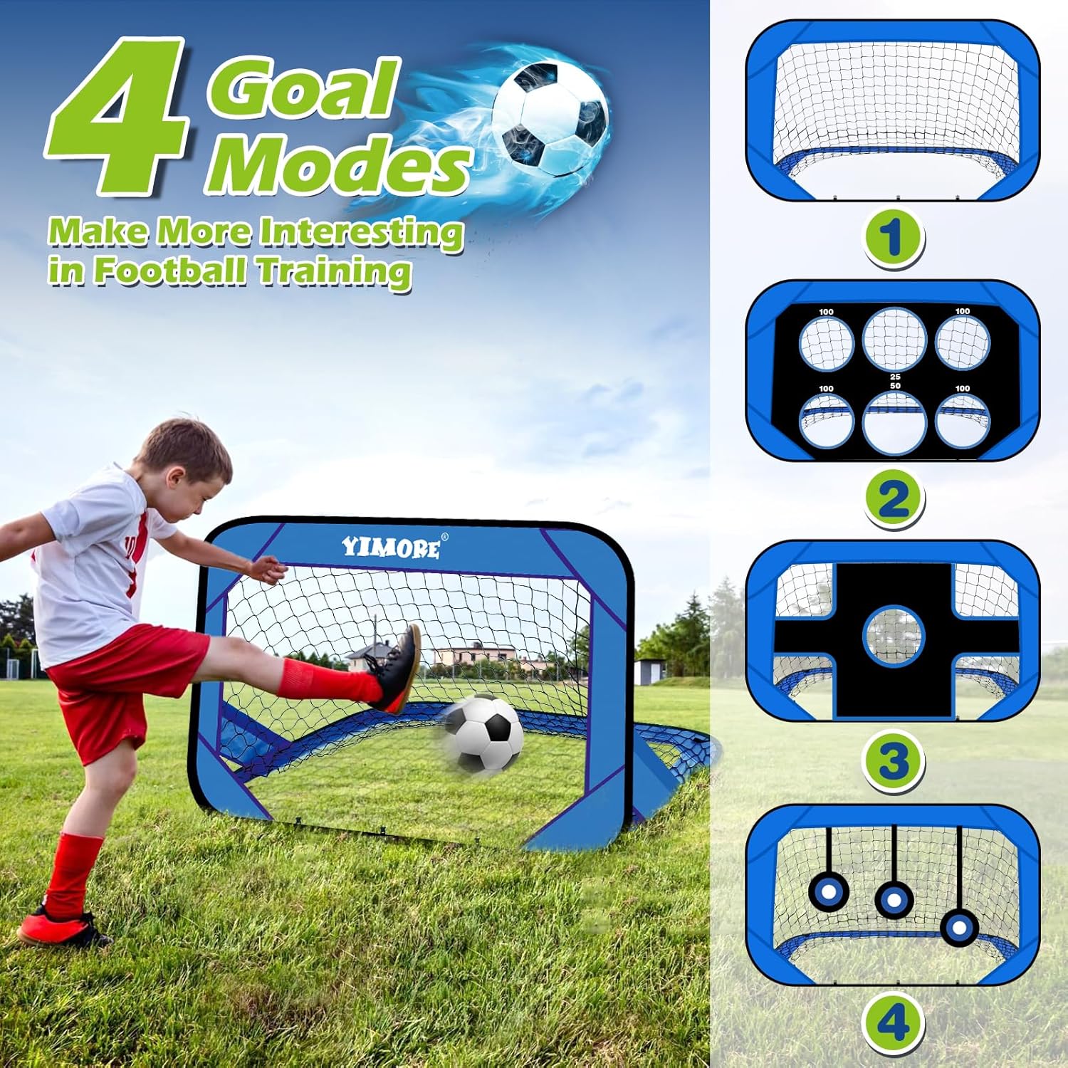 Thumbnail 1 de YIMORE Porta da Calcio 120×80×80 cm