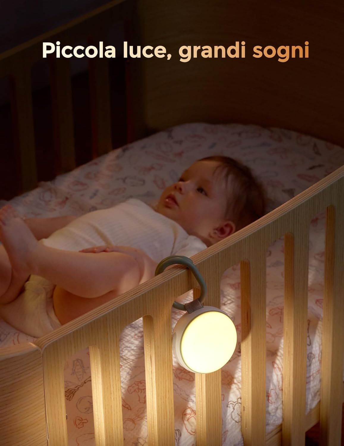 Detalle 2 de Momcozy Macchina Rumori Bianchi per Neonato WN06: Rumorebianco Portatile con Luce Notturna e Bluetooth