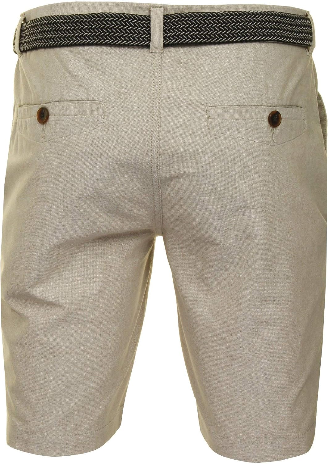 Thumbnail 2 de Xact Men's Cotton Oxford Chino Shorts with Belt, Regular Fit