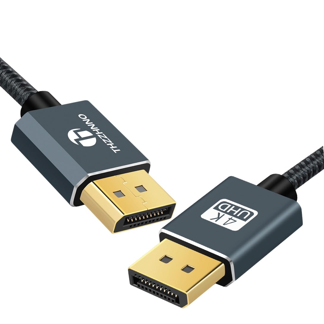Thumbnail 6 de Thzzhnno 4K DisplayPort Cable 3M (DP 1.2) – Gold Plated, 4K60, 2K165/144Hz
