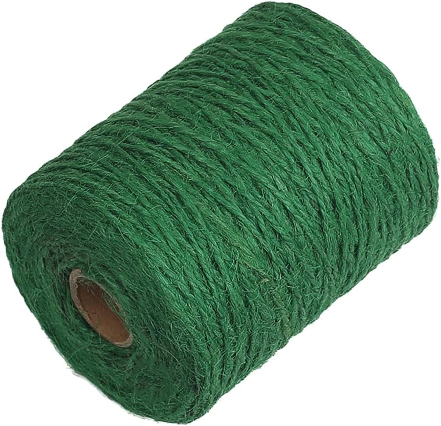 Detalle de Vivifying 200M Gartenschnur (2 mm) – Pflanzenbinder aus biobasiertem Hanf zum Binden & Basteln