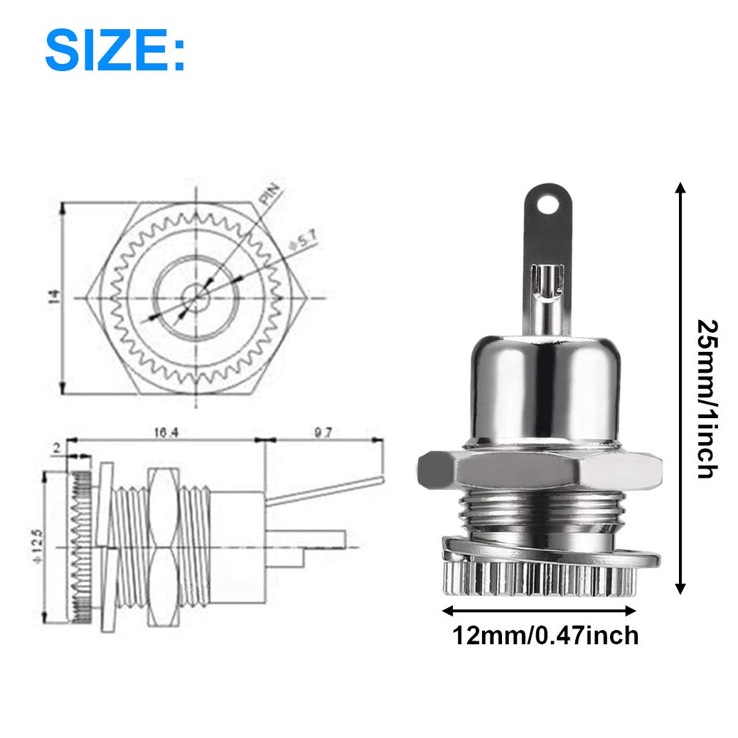 Thumbnail 2 de Youmile DC-099 5.5x2.1mm Socket 10-Pack