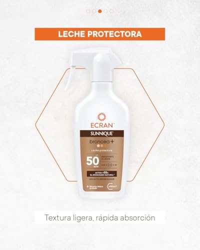 Thumbnail 7 de Ecran Leche Protectora Solar Broncea+ SPF 50 en Spray (270 ml) – Protección alta con Bronceado natural y tecnología PureBronze