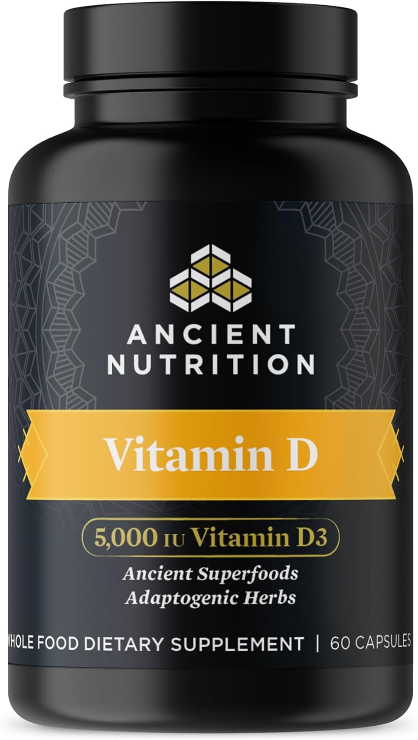 Detalle de Ancient Nutrition Vitamin D Supplement 5,000 IU