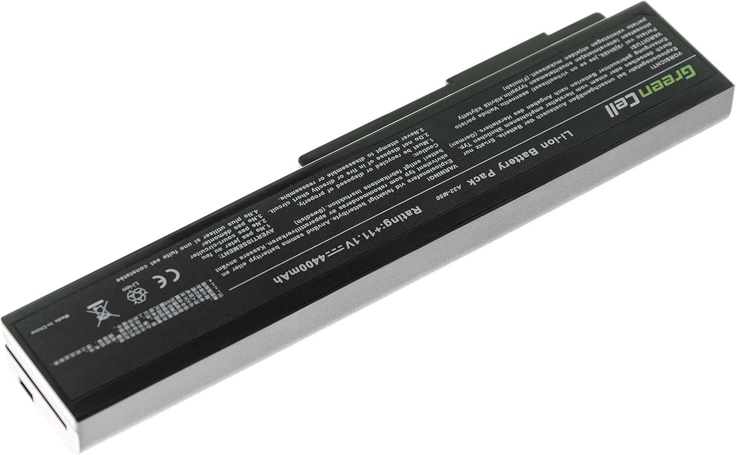 Detalle de Batteria Green Cell per portatili ASUS A32-M50 / A32-N61 (Li-Ion, 4400 mAh, 10,8V)