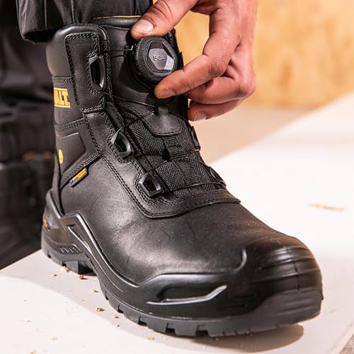 Thumbnail 2 de DEWALT Lander BOA Waterproof Work Boot – Nubuck, Wide Fit, Non‑Metallic Toe (UK9)