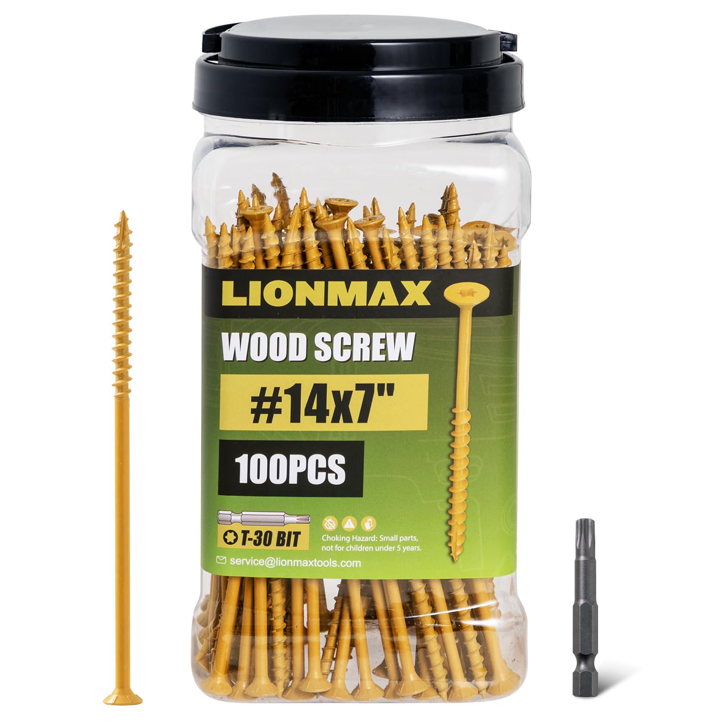Detalle de LIONMAX Deck Screws, 7-Inch