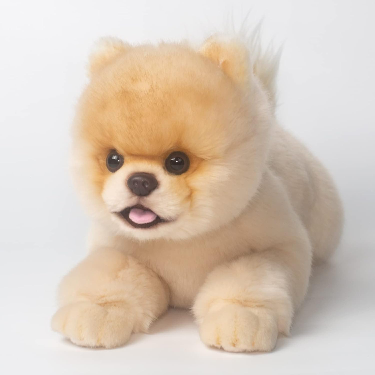 Thumbnail 6 de Siberian Husky Stuffed Dog Plush — Realistic Handmade Lying Puppy for Kids and Collectors