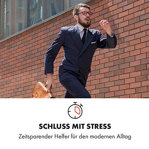 Detalle de Klarstein ShirtButler Deluxe: 2-in-1 Trocken- und Bügelgerät für T-Shirts, Hemden und Hosen