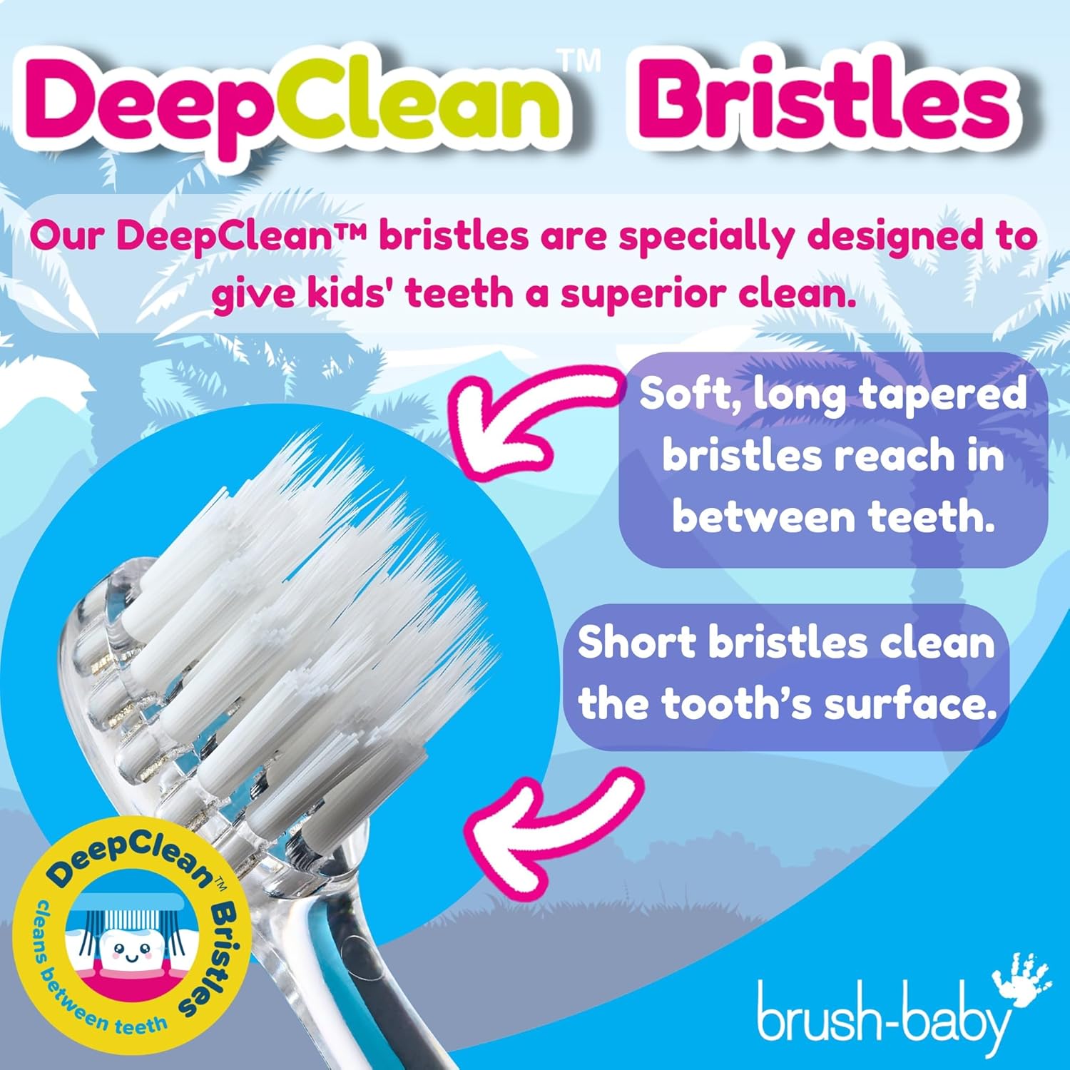 Thumbnail 5 de Brush-Baby Dinosaur KidzSonic Kids Electric Toothbrush (3+) with DeepClean bristles, disco lights & 2 replacement heads