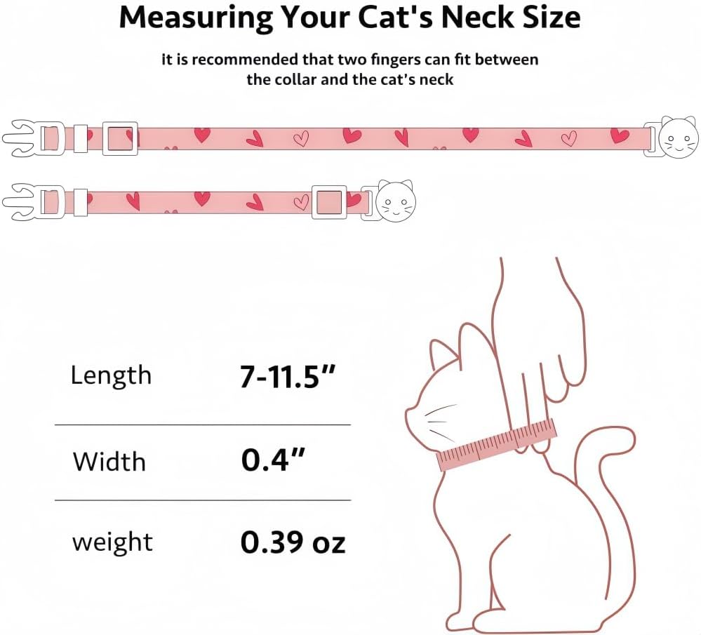 Detalle 2 de MAJIAYU Cat Collars, 2-Pack