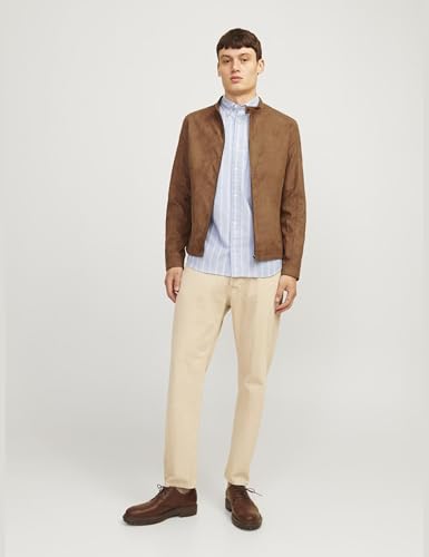 Detalle 2 de Jack & Jones Synthetic Suede Jacket cazadora gamuza cognac talla M
