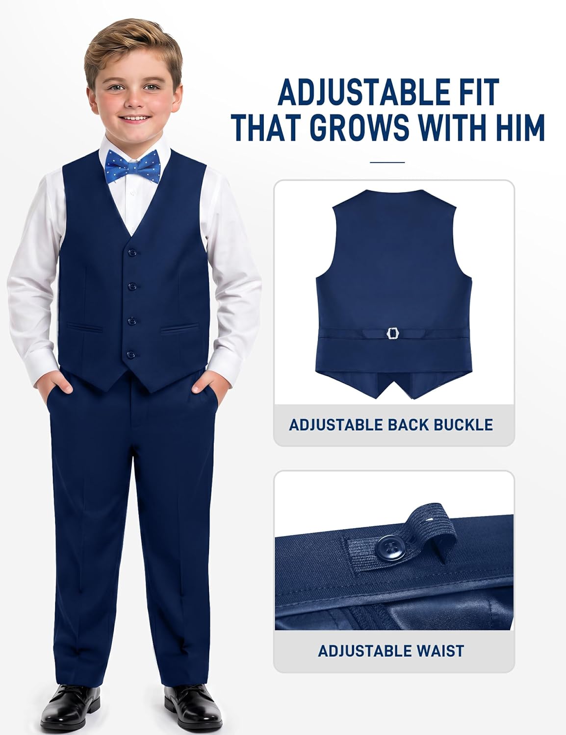 Detalle 2 de Singing Parrot Boys’ Suit Set, 7-Piece