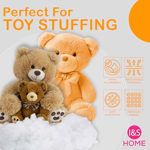 Thumbnail 1 de I&S Home Toy Stuffing 200g – Soft Hollowfibre Filling for Toys, Cushions and More