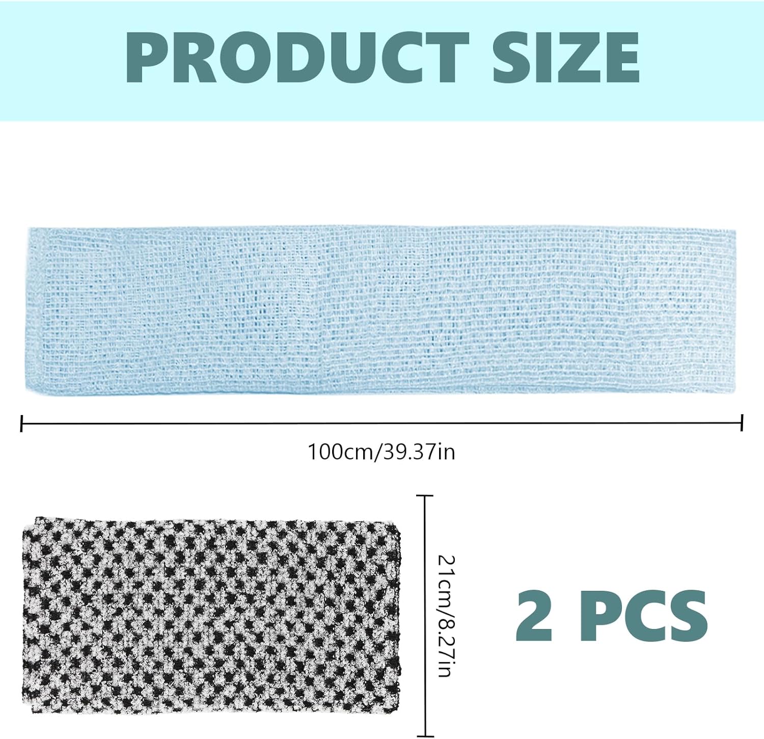 Detalle 2 de DALAETUS Japanese exfoliating towel 100 cm