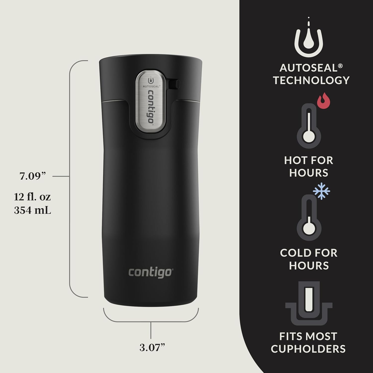 Detalle 2 de Contigo AutoSeal West Loop Travel Mug 12oz
