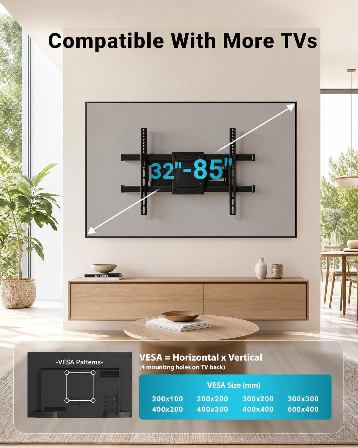 Thumbnail 1 de BONTEC TV Wall Mount 132 lb