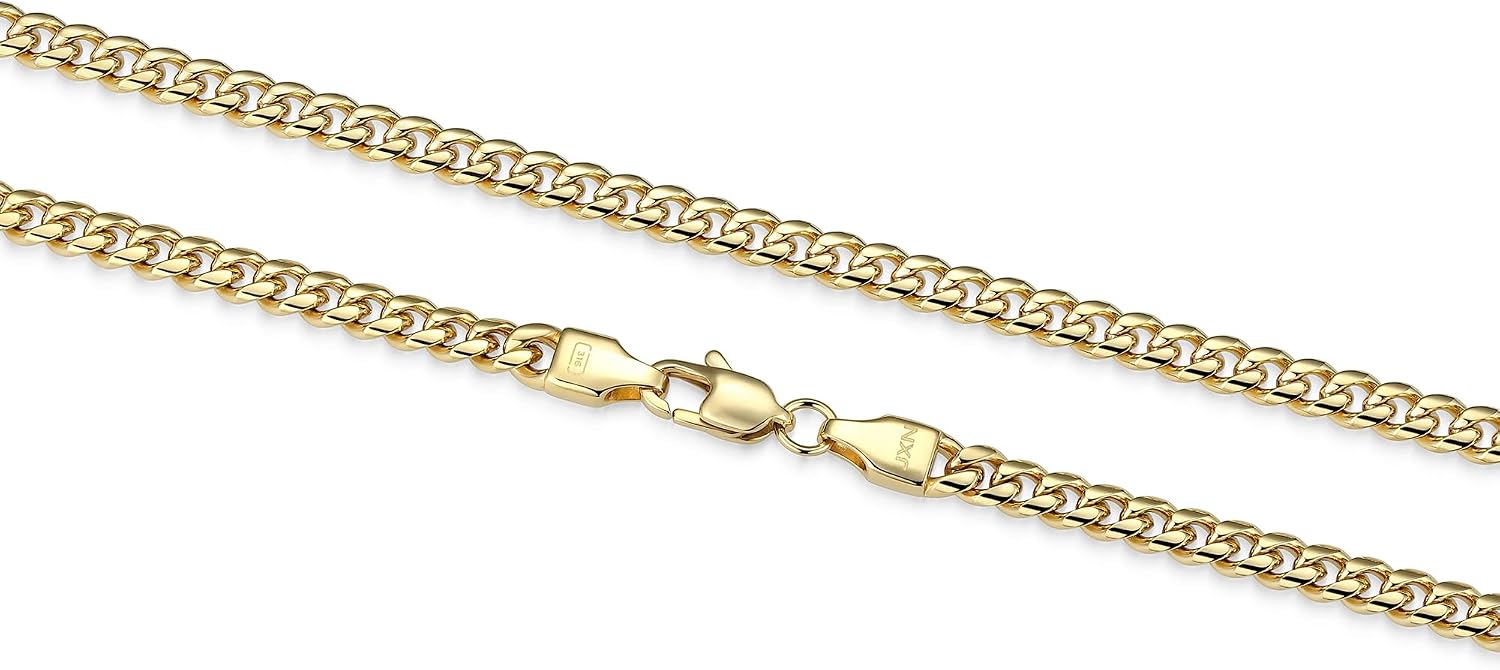 Thumbnail 2 de JAXXON Cuban Link Necklace 22in Gold Men's Necklace