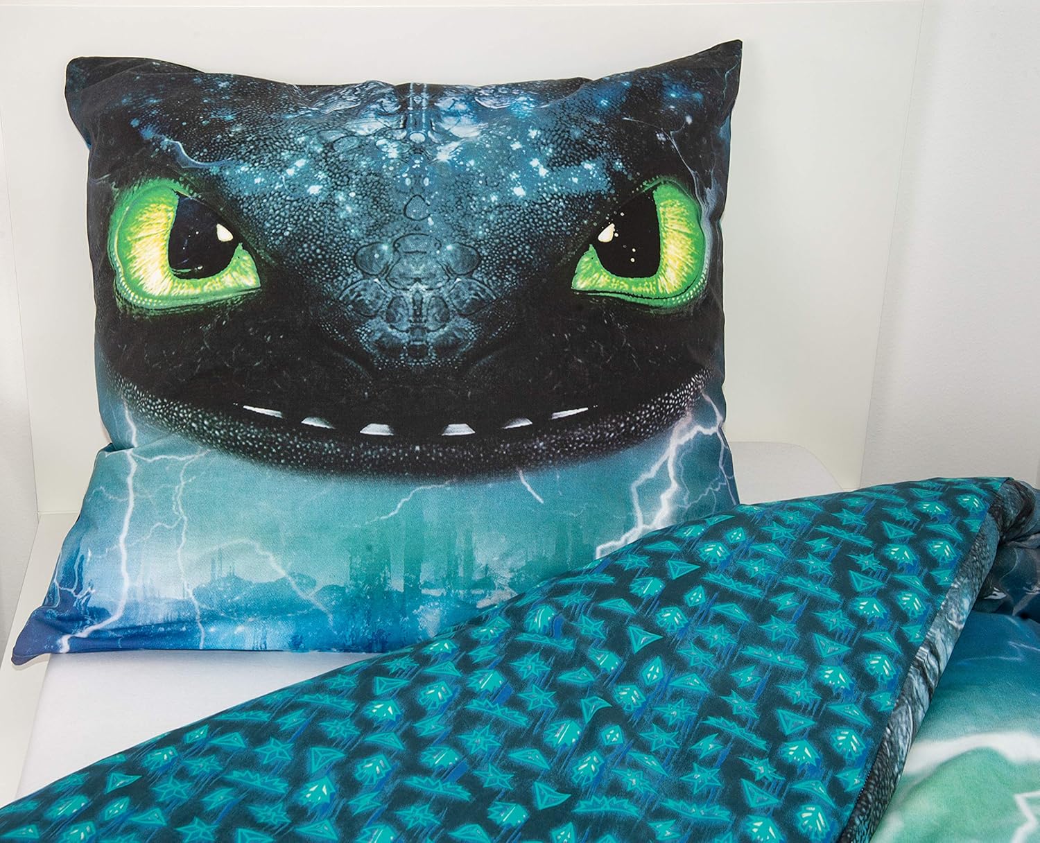 Thumbnail 2 de Herding DREAMWORKS DRAGONS Bettwäsche-Set – Wendemo, Baumwolle/Renforcé, 135 × 200 cm + 80 × 80 cm