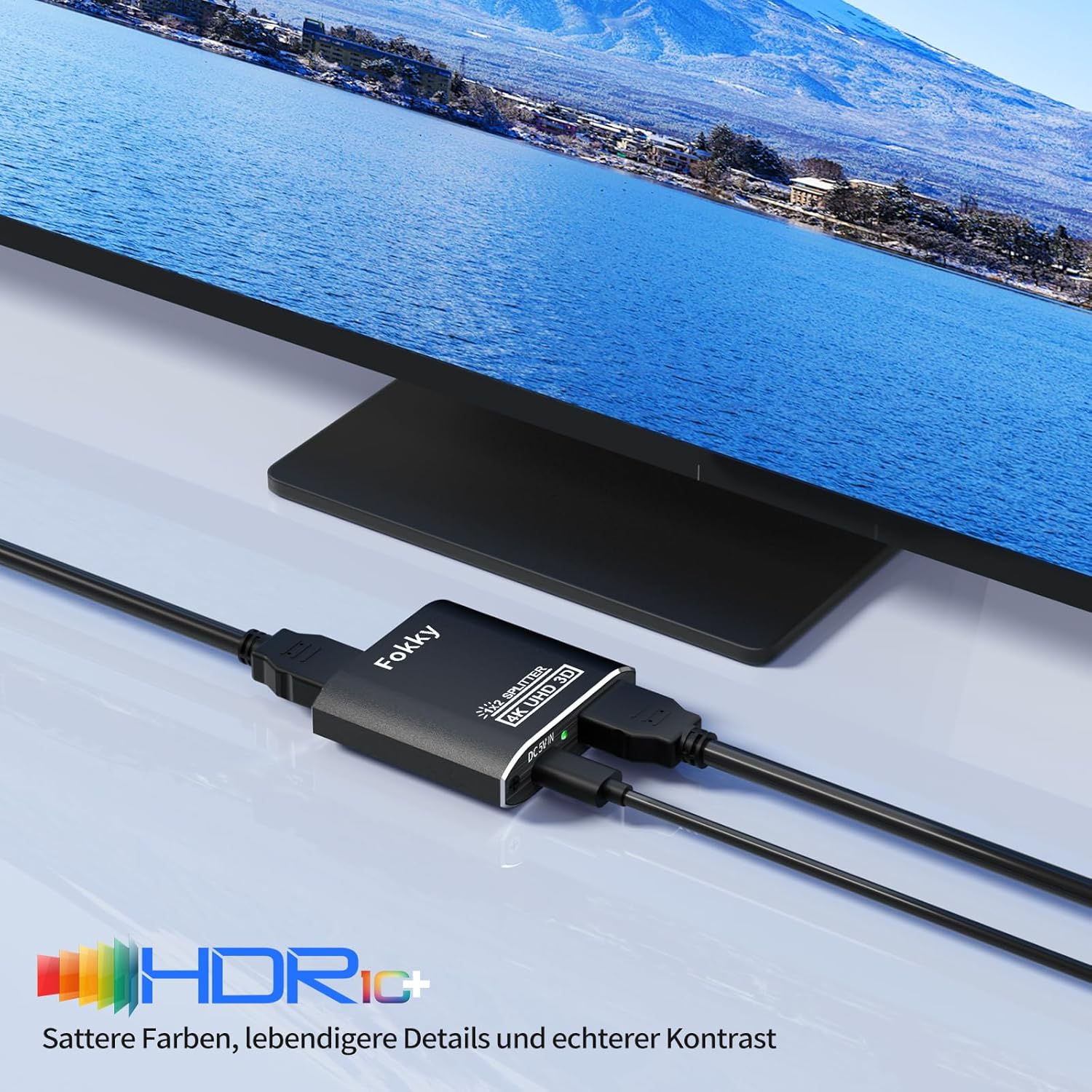 Thumbnail 5 de Fokky 4K HDMI Splitter 1 in 2 Out