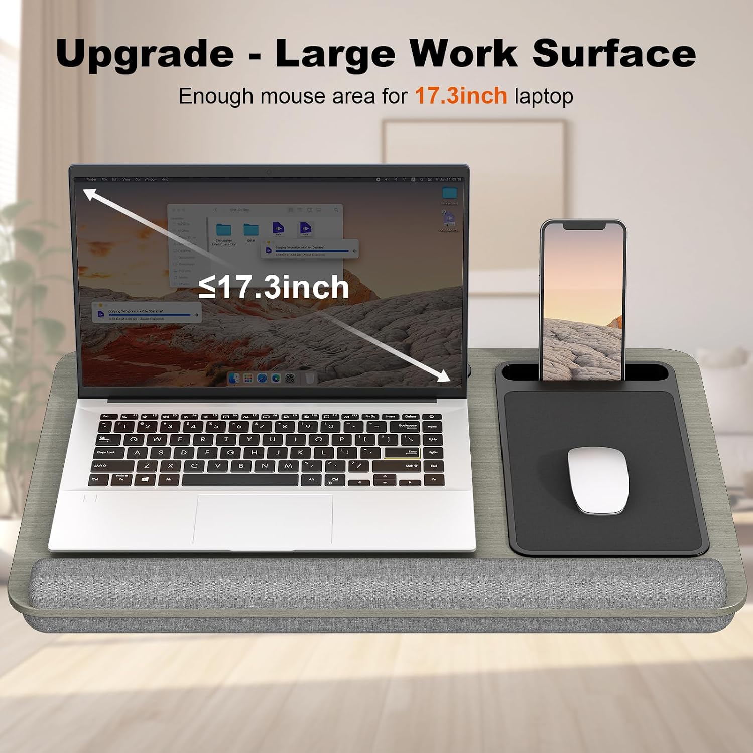 Thumbnail 1 de PUTORSEN Laptopkissen 17,3 Zoll