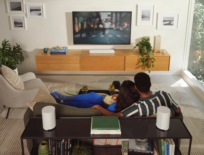 Detalle 2 de Sonos Era 100 SL Weiß: lebendiger Stereo-Sound mit flexiblem WLAN/Bluetooth-Setup