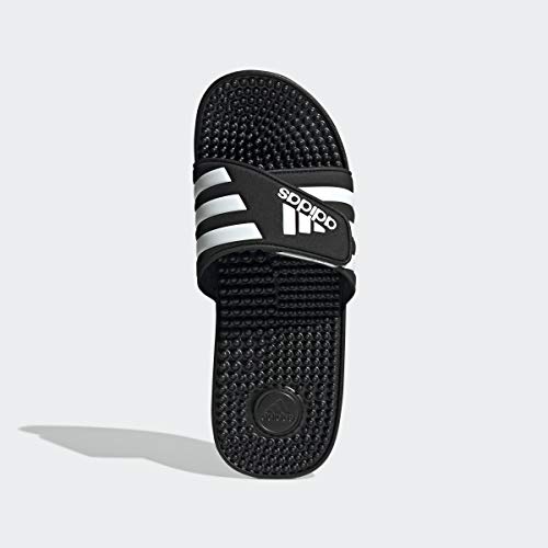 Detalle de adidas Mixte Adissage Slides Slipper – Core Black / Cloud White, 39 EU