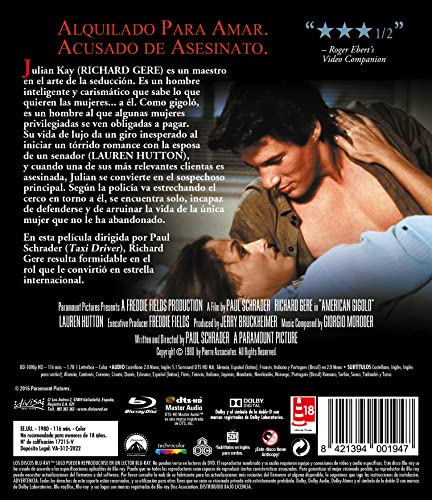 Detalle de American Gigiló Blu-ray 📀
