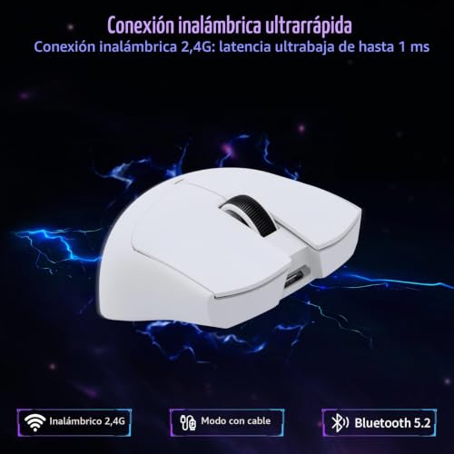 Thumbnail 3 de ATTACK SHARK X11SE, ratón inalámbrico de 63 g con sensor PixArt PAW3311