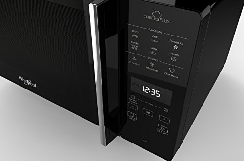 Detalle de Whirlpool MCP 349 BL Chef Plus: microonde termoventilato con grill e funzione Crisp