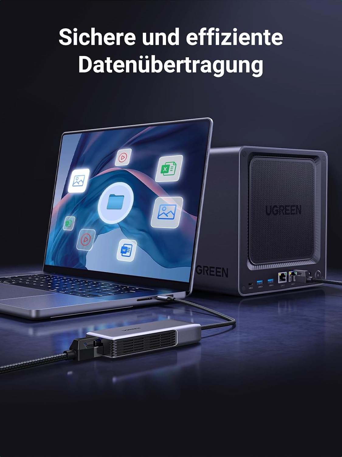 Thumbnail 3 de UGREEN USB C LAN-Adapter 5Gbps