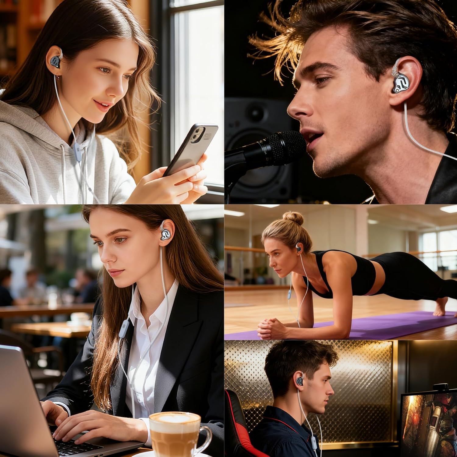 Thumbnail 6 de KZ ZS12 Pro 2 USB-C Wired In-Ear Monitor Headphones (Black, with Mic)