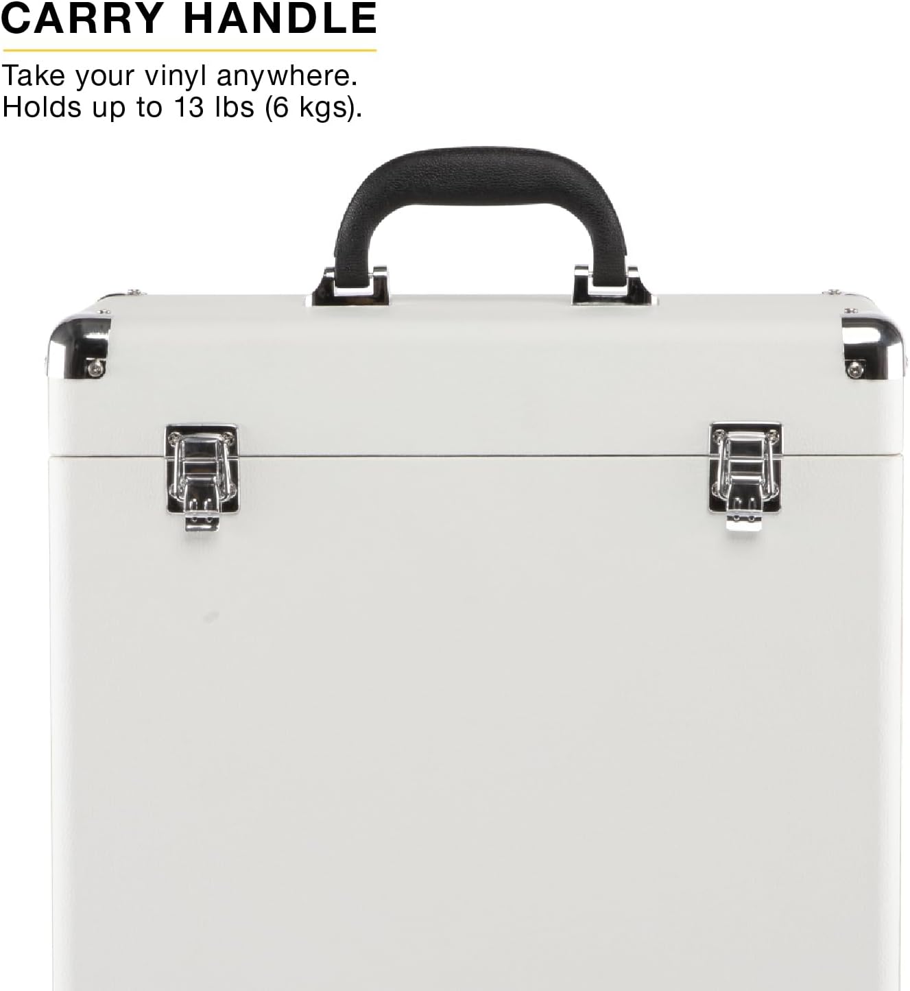 Thumbnail 3 de Victrola Collector II (2026 Model) Vinyl Record Storage Case for 30+ Records (Brown)