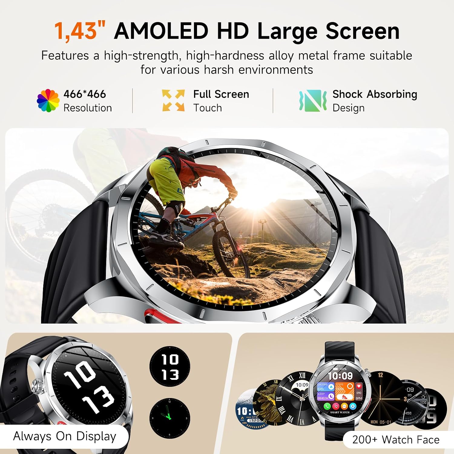 Detalle de Lgnitek 2026 New Smartwatch for Men with Blood Pressure, ECG & Health Monitoring